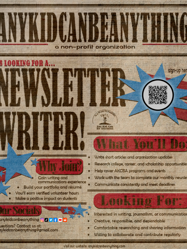 NEWSLETTER FLYER